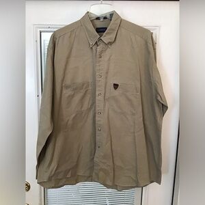 GANT Button-down Tan Dress Shirt